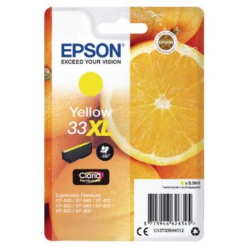Epson Inkjet Cartridge Yellow 33XL C13T336440 Orange