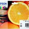 Epson Inkjet Cartridges Black / Cyan / Magenta / Yellow / Photo Black 33 T333740 Orange