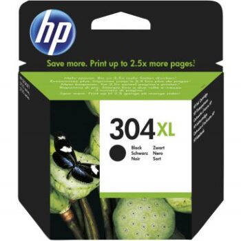 Hewlett Packard - HP Inkjet Cartridge Black 304XL N9K08AE