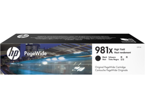 Hewlett Packard - HP Inkjet Cartridge Black 981X L0R12A