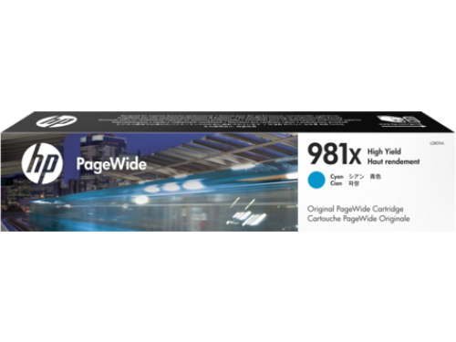 Hewlett Packard - HP Inkjet Cartridge Cyan 981X L0R09A