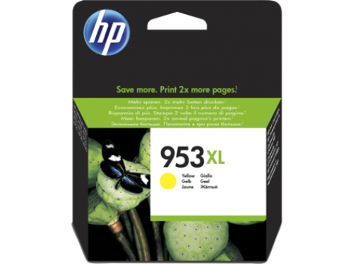 Hewlett Packard - HP Inkjet Cartridge Yellow 953XL F6U18AE