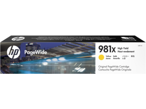 Hewlett Packard - HP Inkjet Cartridge Yellow 981X L0R11A