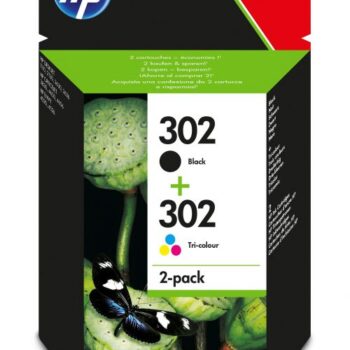 Hewlett Packard - HP Inkjet Cartridges Black / Colour 302 X4D37AE