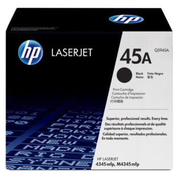 Hewlett Packard - HP Laser Toner Cartridge Black 45A Q5945A