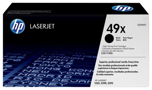 Hewlett Packard - HP Laser Toner Cartridge Black 49X Q5949X