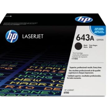 Hewlett Packard - HP Laser Toner Cartridge Black 643A Q5950A