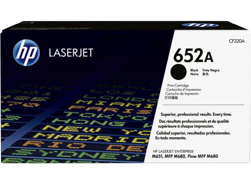Hewlett Packard - HP Laser Toner Cartridge Black 652A CF320A