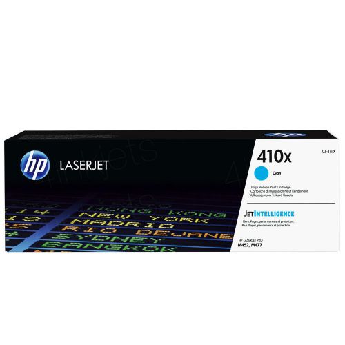 Hewlett Packard - HP Laser Toner Cartridge Cyan 410X CF411X