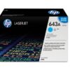Hewlett Packard - HP Laser Toner Cartridge Cyan 643A Q5951A