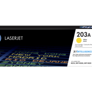 Hewlett Packard - HP Laser Toner Cartridge Yellow 203A CF542A