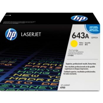 Hewlett Packard - HP Laser Toner Cartridge Yellow 643A Q5952A