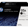 Hewlett Packard - HP Laser Toner Cartridges Black 05A CE505D - Twin Pack