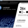 Hewlett Packard - HP Laser Toner Cartridges Black 26X CF226XD - Twin Pack