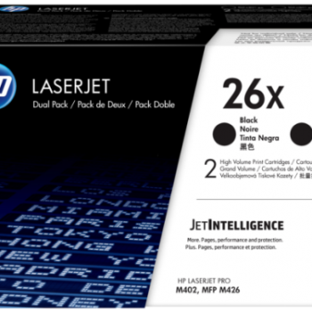 Hewlett Packard - HP Laser Toner Cartridges Black 26X CF226XD - Twin Pack