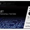 Hewlett Packard - HP Laser Toner Cartridges Black 36A CB436AD - Twin Pack