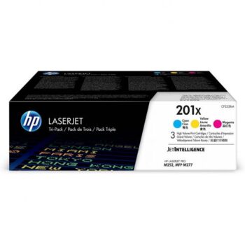Hewlett Packard - HP Laser Toner Cyan / Magenta / Yellow 201X CF253XM