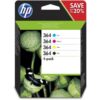 HP 364 4 Pack - Black Cyan Magenta Yellow N9J73AE