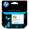HP 711 Yellow 3 Ink Cartridges CZ136A - Pack 3