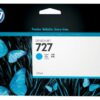 HP 727 Cyan Ink Cartridge B3P19A