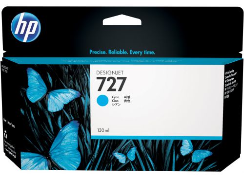 HP 727 Cyan Ink Cartridge B3P19A