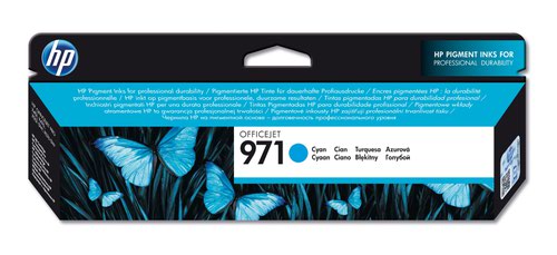 HP 971 Cyan Ink Cartridge CN622AE