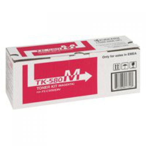 Kyocera Laser Toner Cartridge Magenta TK-580M 1T02KTBNL0