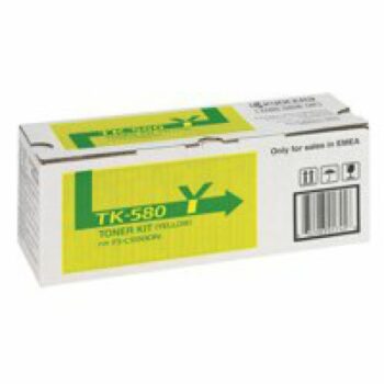 Kyocera Laser Toner Cartridge Yellow TK-580Y 1T02KTANL0