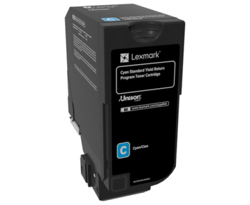Lexmark Laser Toner Cartridge Return Program Cyan 74C2SC0