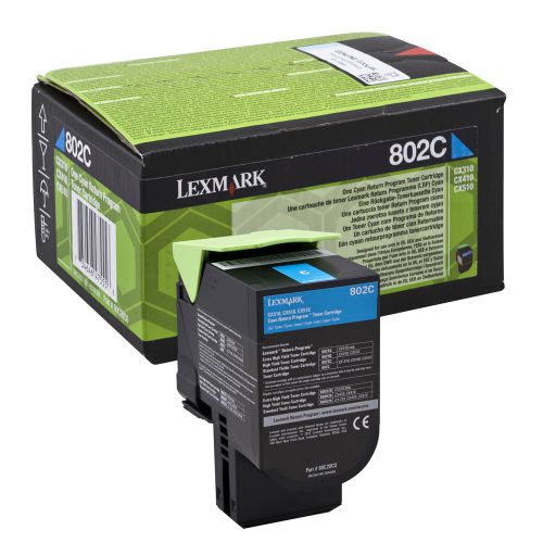 Lexmark Laser Toner Cartridge Return Program Cyan 80C20C0