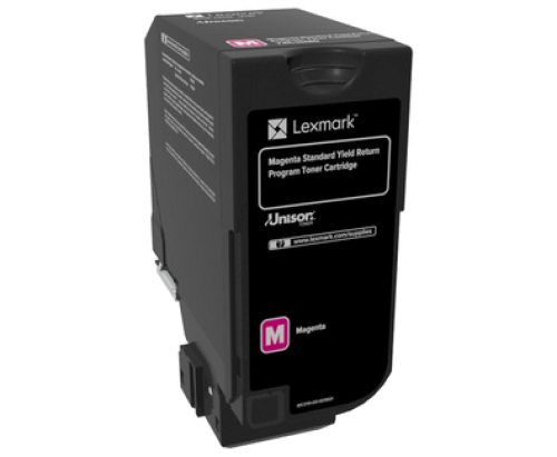 Lexmark Laser Toner Cartridge Return Program Magenta 74C2SM0