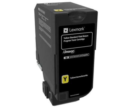 Lexmark Laser Toner Cartridge Return Program Yellow 74C2SY0