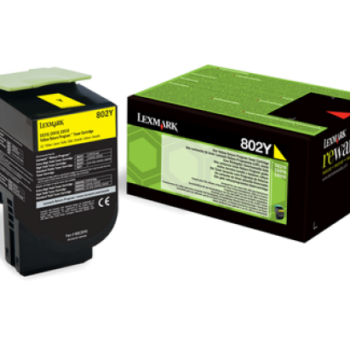 Lexmark Laser Toner Cartridge Return Program Yellow 80C20Y0