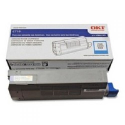 OKI Laser Toner Cartridge Cyan 44318607