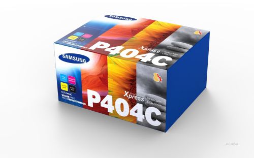 Samsung Laser Toner Black / Cyan / Magenta / Yellow CLT-P404C/ELS SU365A