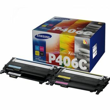 Samsung Laser Toner Black / Cyan / Magenta / Yellow CLT-P406C/ELS SU375A
