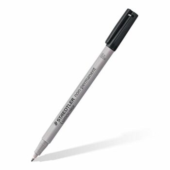 Staedtler 316 Lumocolor Pen Non-permanent Fine Black 316-9 - Pack 10
