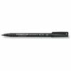 Staedtler 317 Lumocolor Pen Permanent Medium Black 317-9 - Pack 10