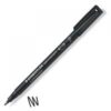 Staedtler 318 Lumocolor Pen Permanent Fine Black 318-9 - Pack 10