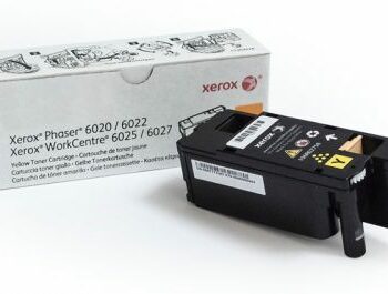 Xerox Laser Toner Cartridge Yellow 106R02758