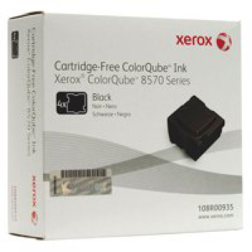 Xerox Laser Wax Sticks - 4 Black 108R00935