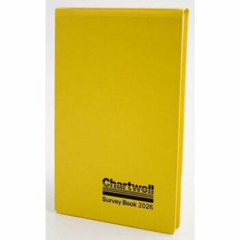 Chartwell Survey Field Book Plain Weather Resistant 130x205mm Yellow - 2026Z