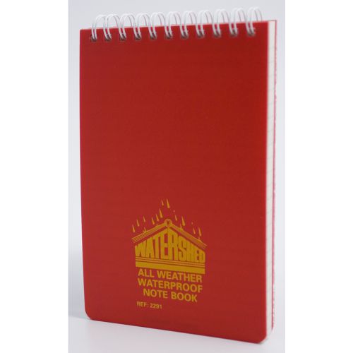 Chartwell Watershed Notebook 156x101mm Lined Red - 2291Z