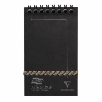 Europa Minor Pad Wirebound Pressboard Black Cover Ruled (Pack 10) 3012Z - 3012Z