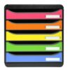Exacompta Big Box Plus 5 Drawer Set Open Black/Harlequin - 309798D