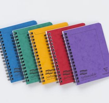 Europa Notemaker A6 Wirebound Pressboard Assorted Cover Notebooks Ruled (Pack 10) - 482/1138Z