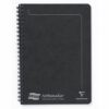 Europa Notemaker A5 Wirebound Pressboard Black Cover Notebook Ruled (Pack 10) - 4852