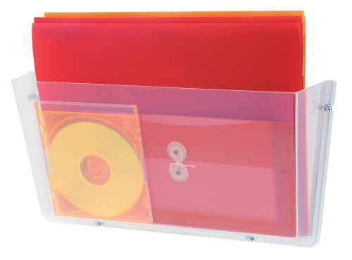 Deflecto Unbreakable Literature File A4 Landscape Clear - 63201