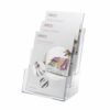Deflecto Literature Holder 3 Tier A4 Portrait Clear - 77301