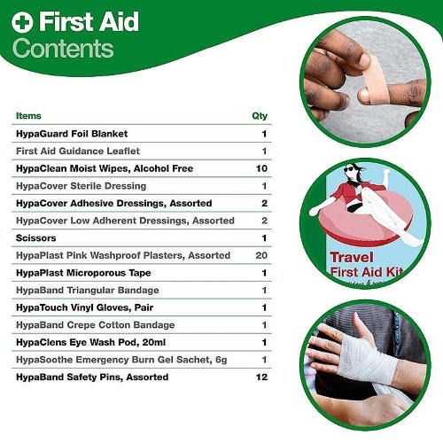 Travel First Aid Kit - Contents - Fusion Office UK Travel First Aid Kit - Contents - Fusion Office UK